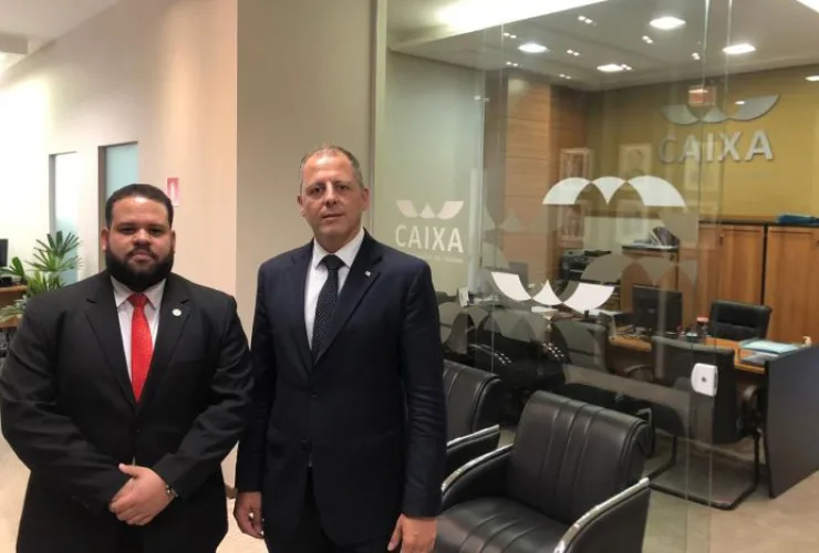 Presidente da CAA/PR recebe visita de secretário-geral da CAA/DF