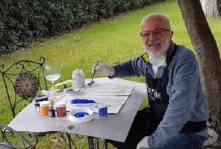 Lupercio Manoel e Souza faz primeira exposição de pinturas