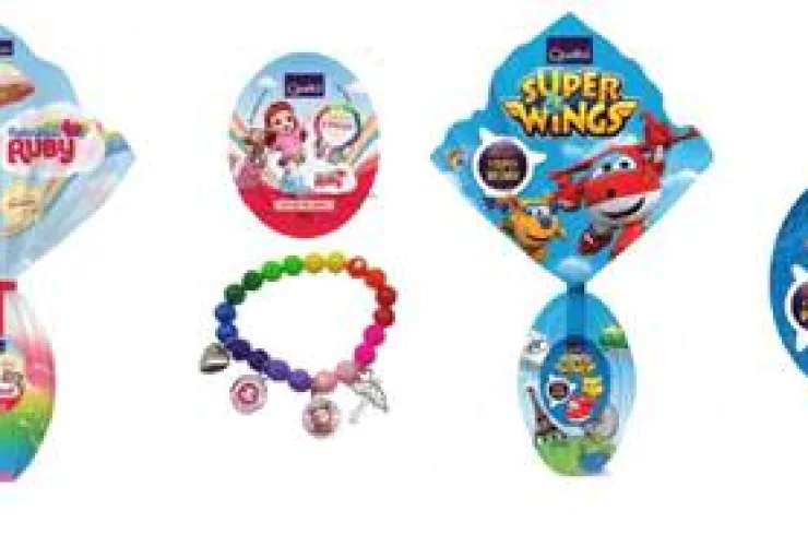 Qualitá traz ovos de Páscoa da Rainbow Rubi e Superwings