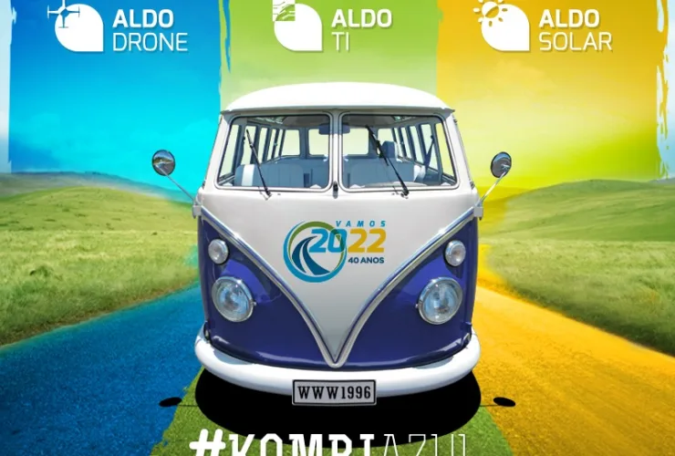 #KombiAzul da ALDO oferece 10 dias de promoção em equipamentos de Energia Solar, TI e Drones