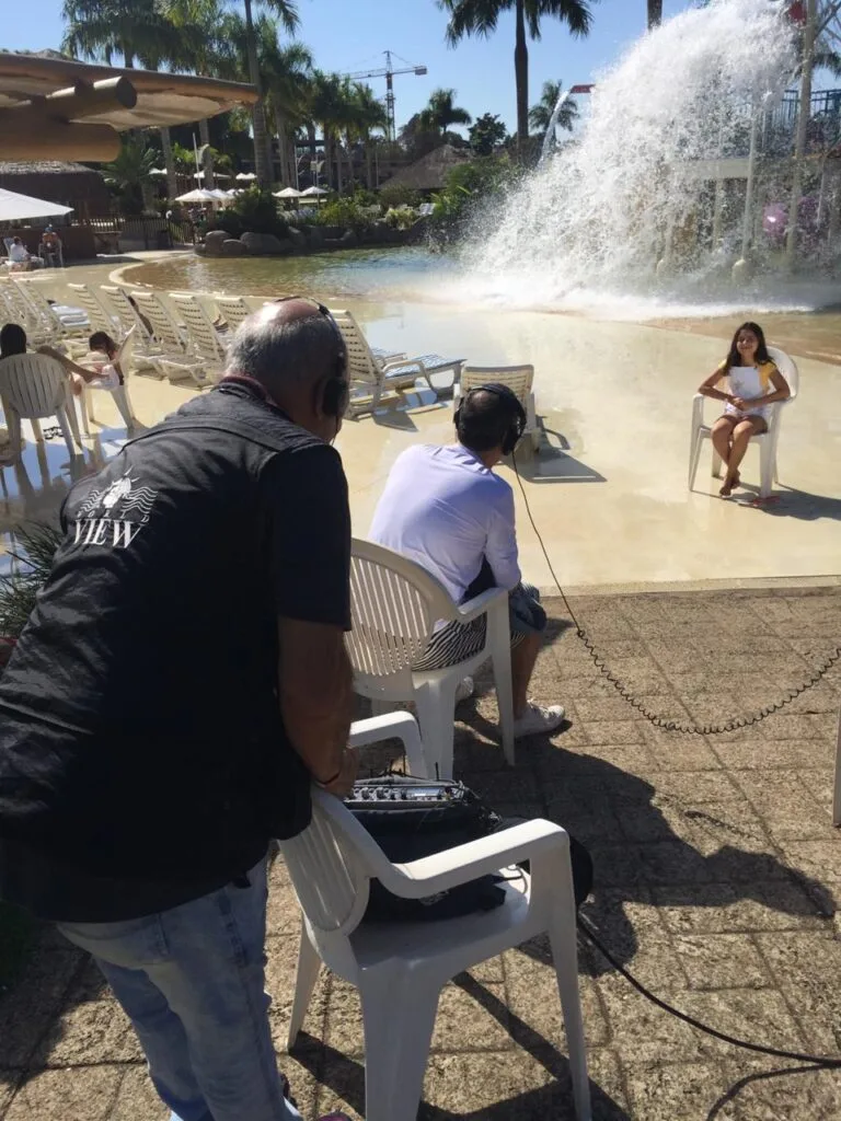 Mabu Thermas e Blue Park viram cenário para gravação de programa da Rede Record