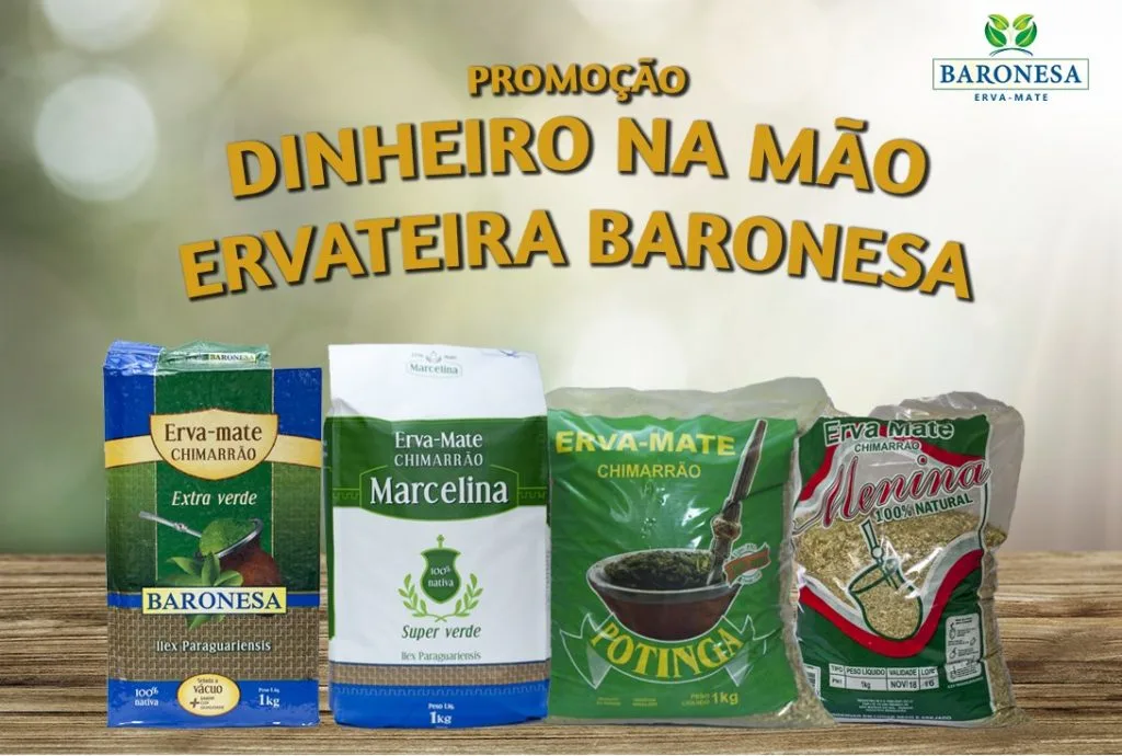 Ervateira Baronesa, de São Mateus do Sul, incentiva a reciclagem com promoção "Dinheiro na Mão"