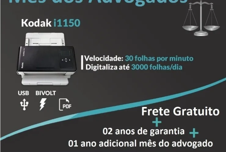 Netscan Digital oferece scanner com preço especial e garantia estendida no mês do advogado