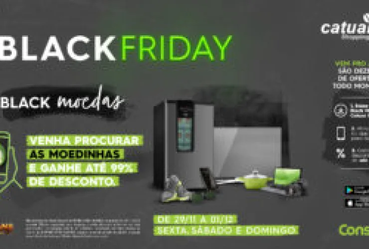 Ação “figital” terá desconto de até 99% durante Black Friday no Catuaí Maringá