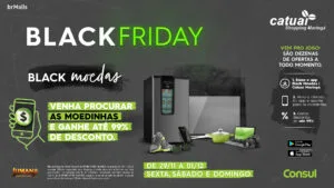 Ação “figital” terá desconto de até 99% durante Black Friday no Catuaí Maringá