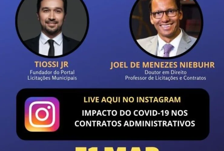 Lives gratuitas sobre Gestão Pública