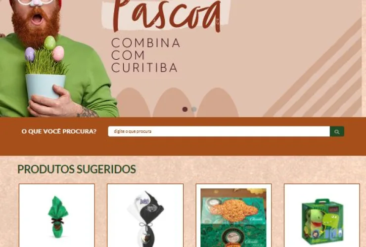 Páscoa do Shopping Curitiba tem vitrine virtual e delivery