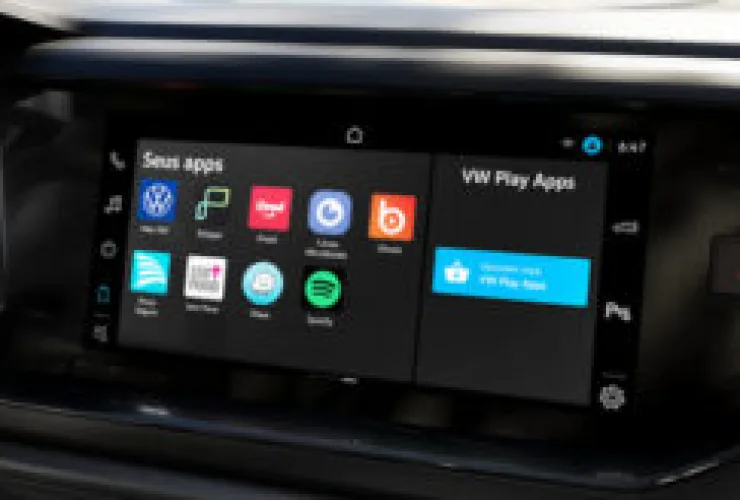 Polo e Virtus 2022 ganham VW Play e novos apps