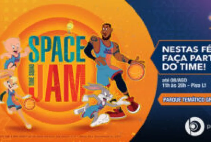 Arena Space Jam é a atração de férias do Pátio Batel