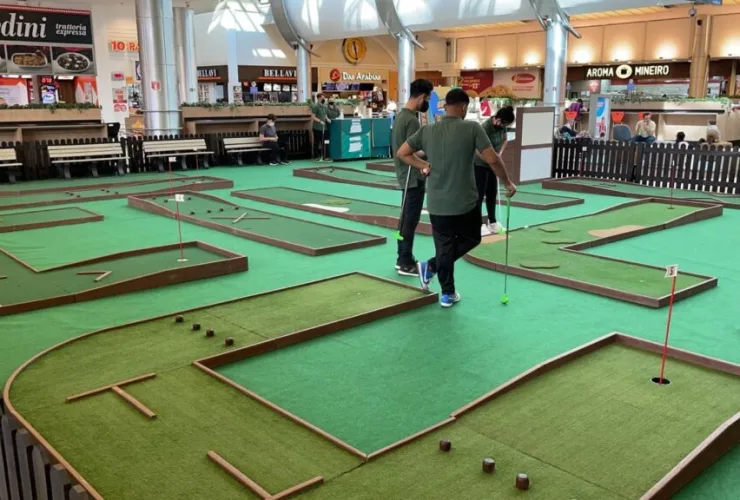 Shopping Estação recebe o Mr. Golf, uma atração para toda a família