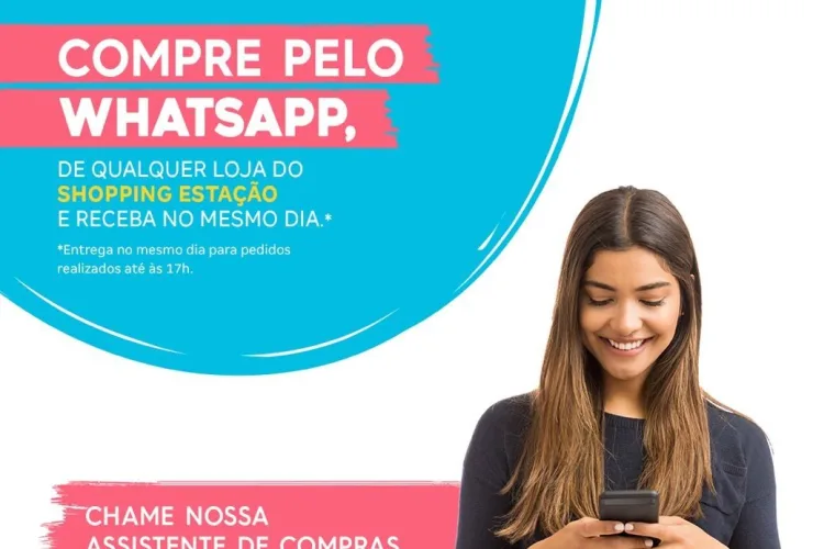 Comprar sem sair de casa: Shopping Estação oferece serviço de assistente de compras sem taxas e com entrega gratuita