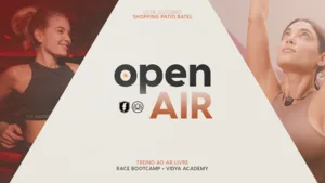 Race Bootcamp e Vidya Studio promovem evento no rooftop do shopping Pátio Batel, em Curitiba