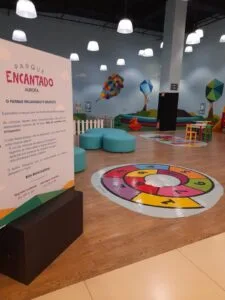 "Espaço Kids" é atração gratuita para as crianças no Aurora Shopping
