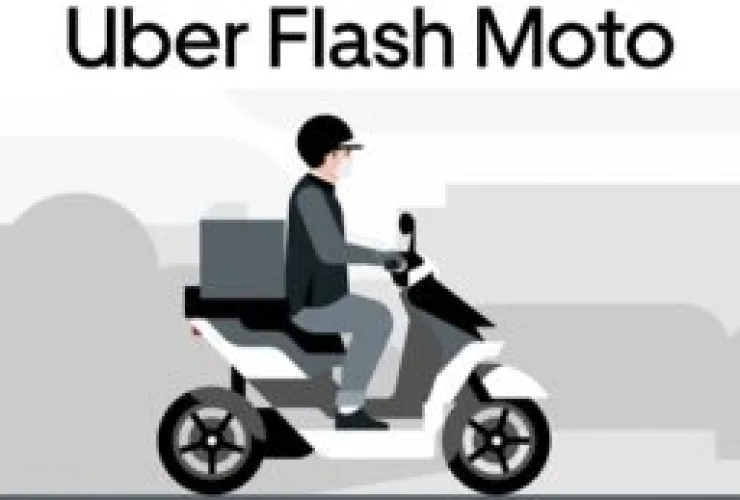 Entregas de Uber Flash Moto chegam a Curitiba