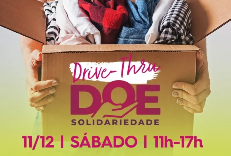 Shopping e prefeitura realizam ação solidária neste sábado (11)
