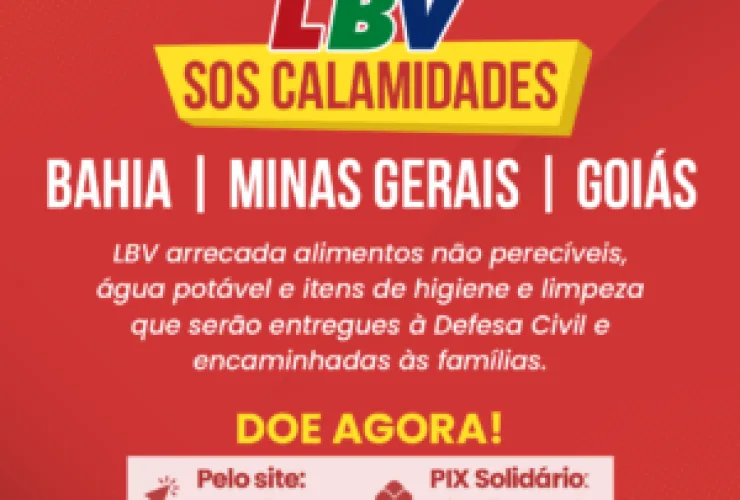 LBV — SOS BAHIA, MINAS GERAIS E GOIÁS