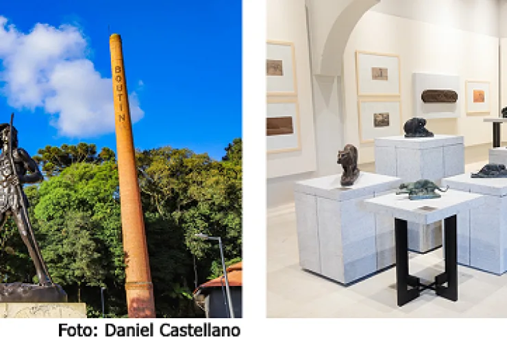 Exposição permanente de João Turin em espaço público promove acessibilidade da arte