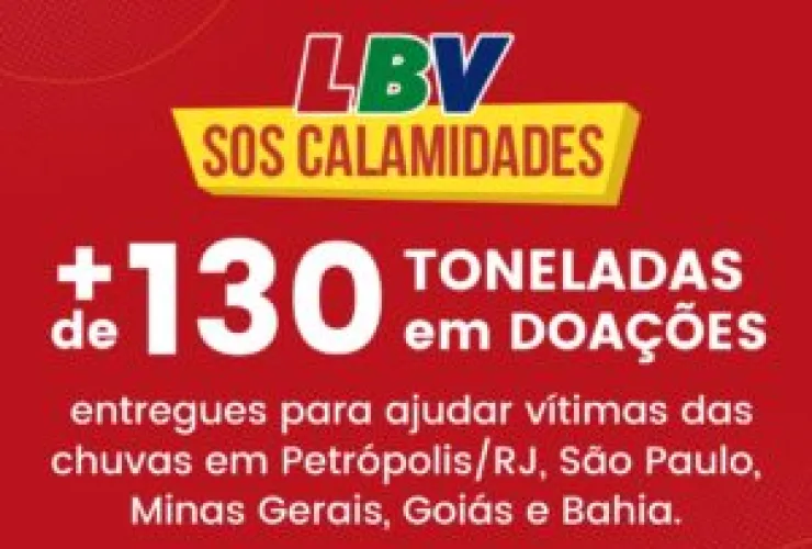 SOS Calamidades: balanço das doações a famílias afetadas pelas chuvas no Brasil