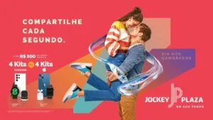 Team Apple ou team Samsung? Jockey Plaza Shopping lança campanha de Dia dos Namorados