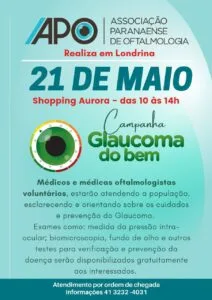 Aurora Shopping recebe ação de prevenção ao glaucoma