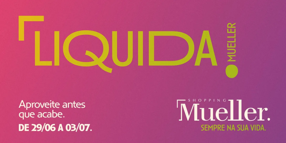Liquida Mueller tem descontos de até 70%
