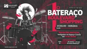 Boulevard Shopping promove encontro de bateristas em julho