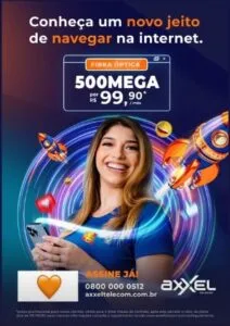 Axxel Telecom lança serviço de internet fibra óptica com supervelocidade; conheça
