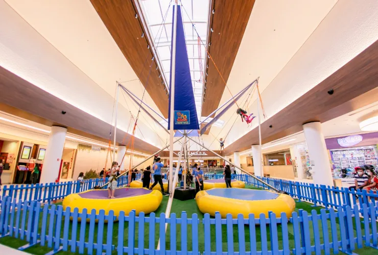 Diversão para a família nas férias do Shopping Mueller