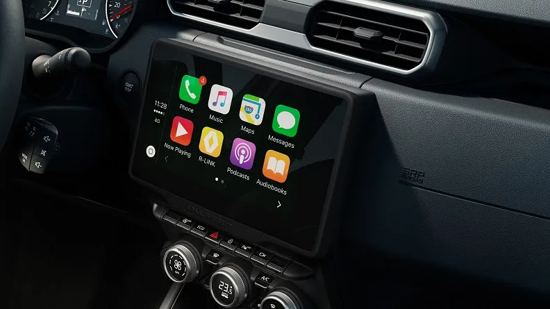 Renault Duster recebe nova central multimídia display link wireless