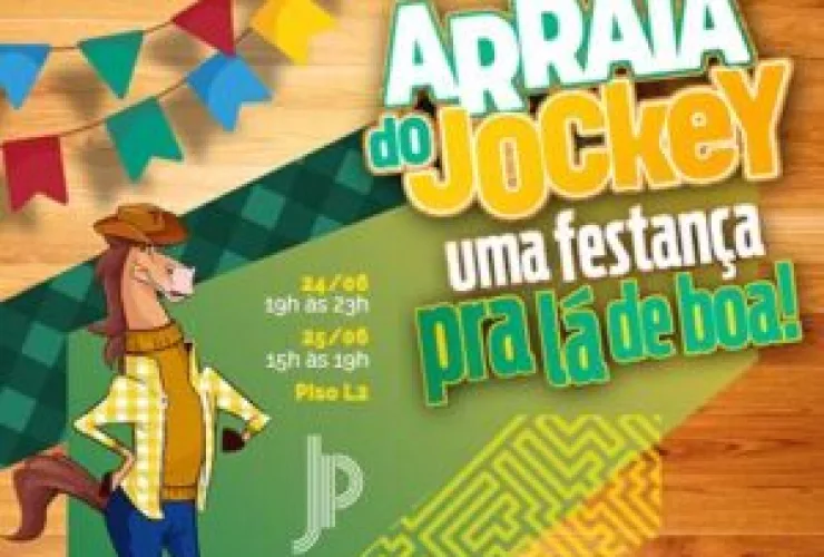 Arraiá do Jockey: shopping promove brincadeiras, muita música e brindes nesta sexta e sábado