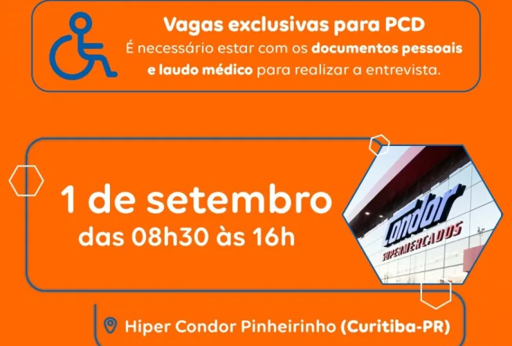 Condor realiza contratação de Pessoas com Deficiência