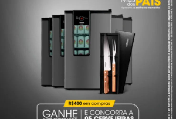 Aurora Shopping vai premiar pais com kits churrasco e 5 cervejeiras
