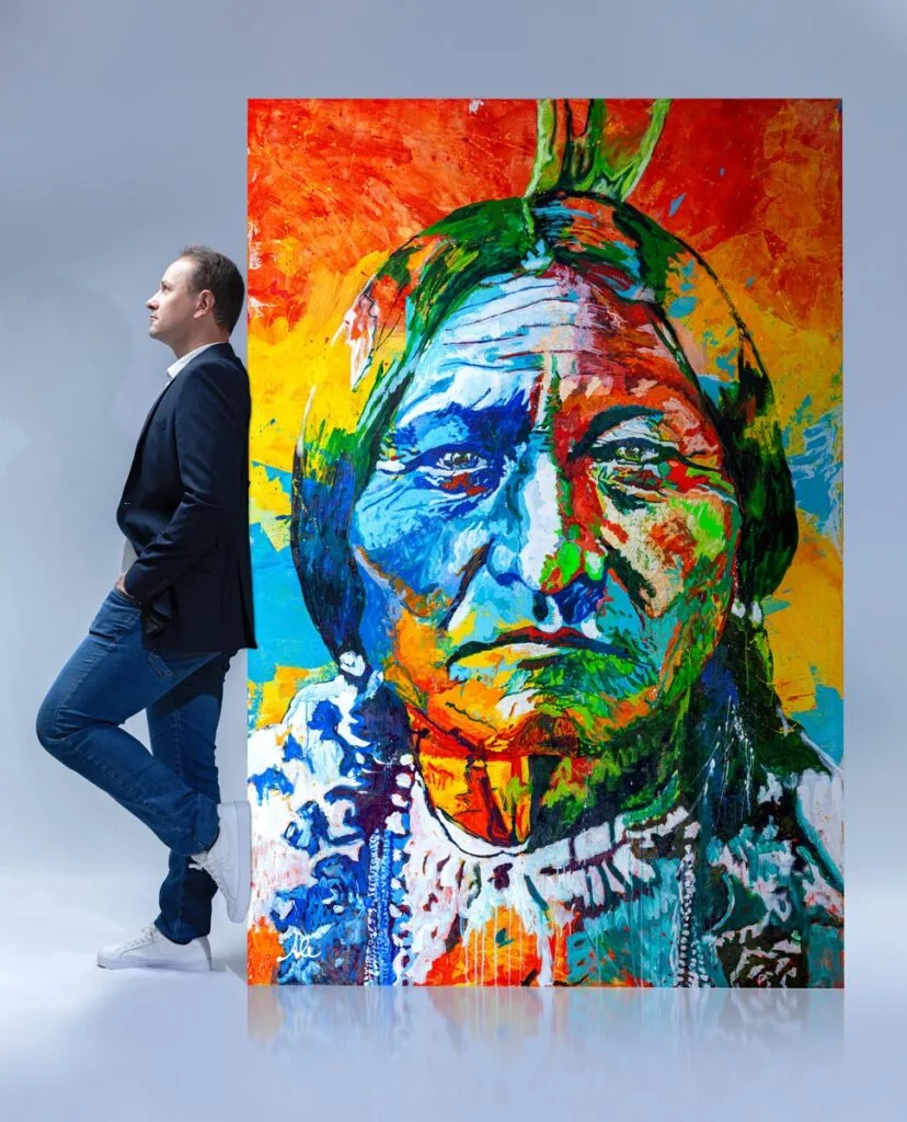 Artista plástico maringaense Alexandre Silva realiza exposição “Cores &amp; Emoções”