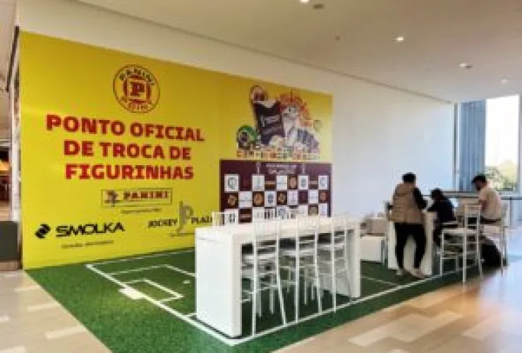 Novo e maior ponto de troca de figurinhas oficial Panini é lançado no Jockey Plaza Shopping