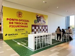 Novo e maior ponto de troca de figurinhas oficial Panini é lançado no Jockey Plaza Shopping