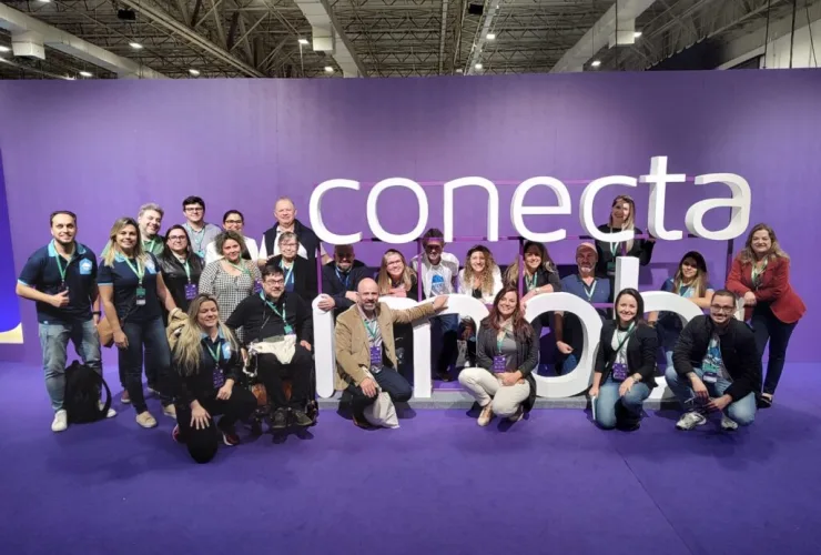Equipe Rede Imóveis no Conecta Imobi