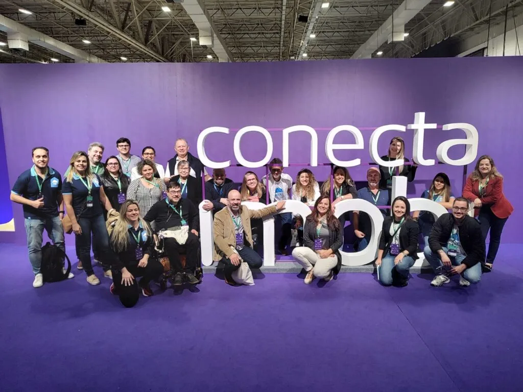 Equipe Rede Imóveis no Conecta Imobi