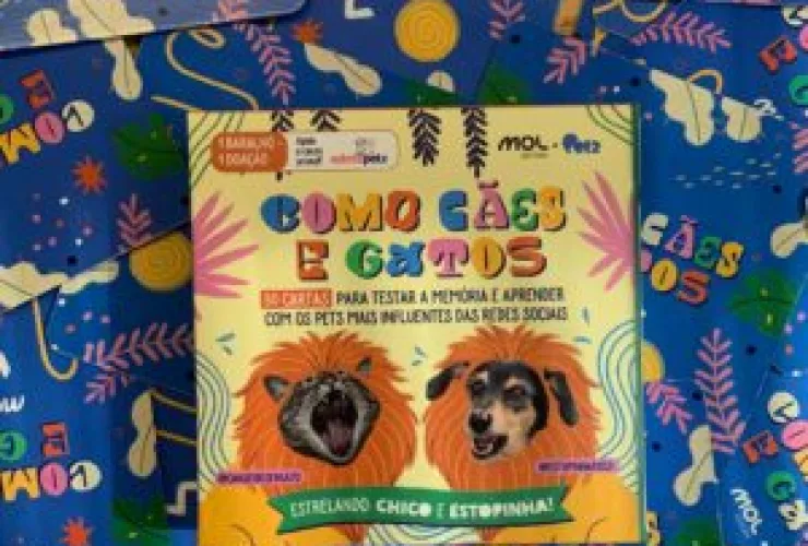Grupo Petz e Editora MOL lançam jogo da memória estrelado por pets famosos na internet