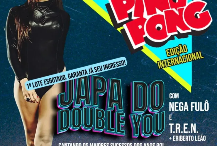 Festa Ping Pong realiza primeira edição de 2023 trazendo o vibrante show da Japa do Double You no Tork