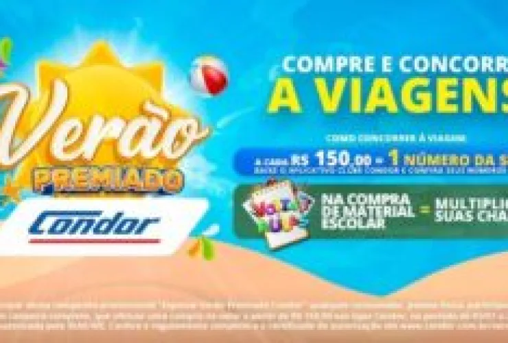 Condor inicia 2023 com campanhas de ofertas e Promoção Verão Premiado
