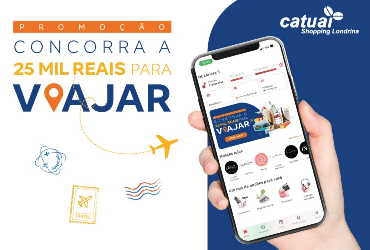 Shopping sorteia 25 mil reais em compras na CVC