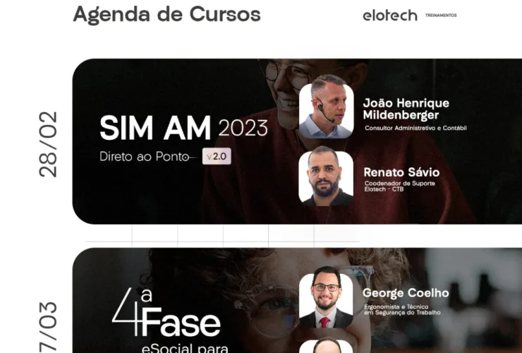 Elotech divulga agenda de treinamentos para capacitação de servidores públicos em 2023