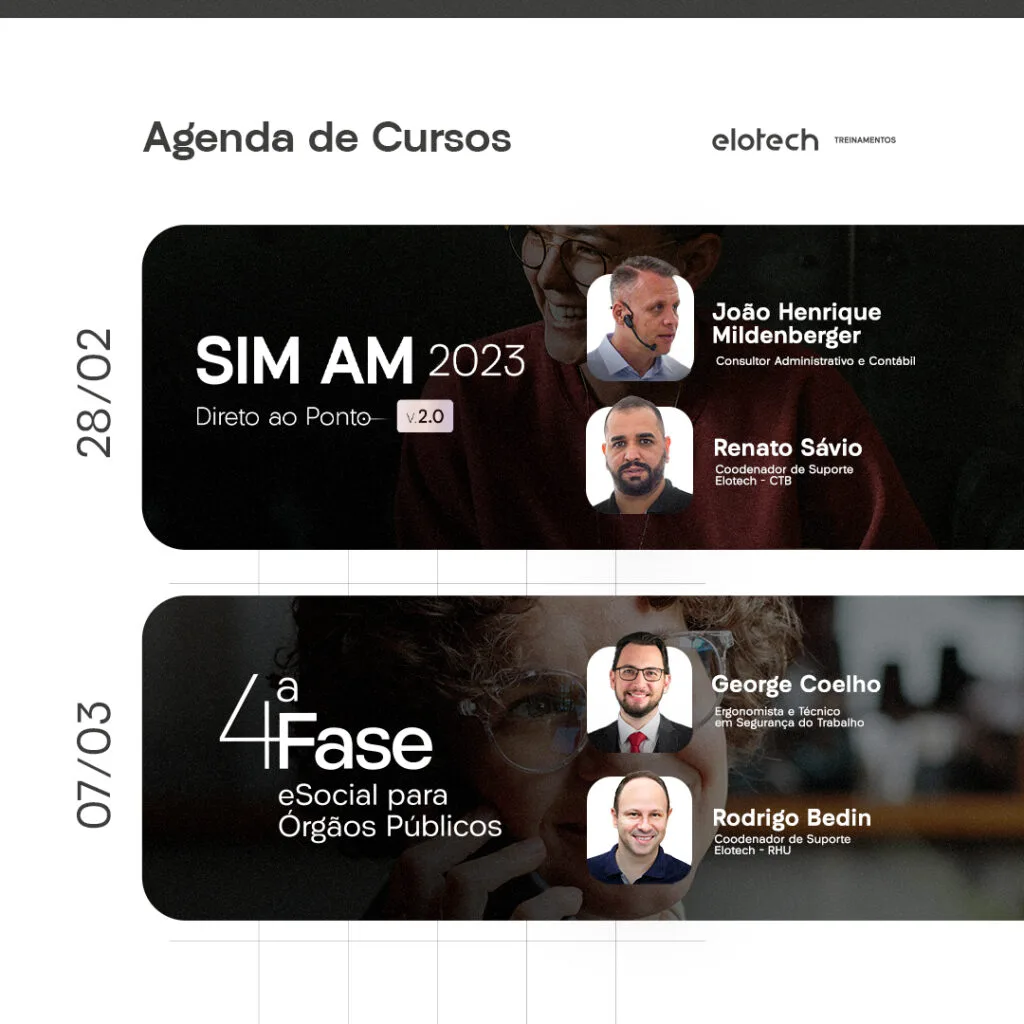Elotech divulga agenda de treinamentos para capacitação de servidores públicos em 2023