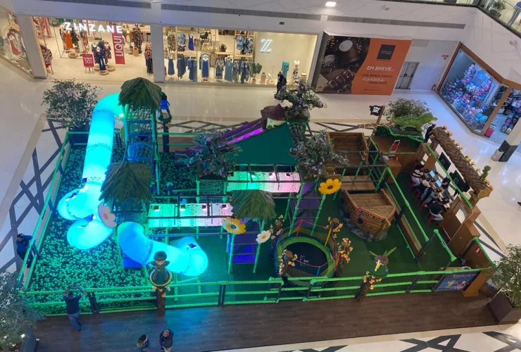 Parque temático do Peter Pan estreia na praça central do Shopping Catuaí