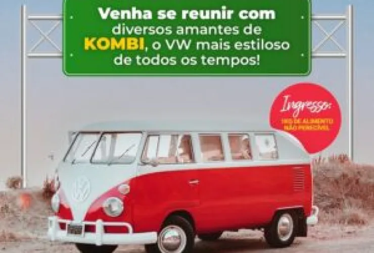 Exposição de Kombis no Gigante Atacadista comemora 73 anos do clássico automotivo