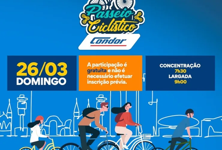 Passeio Ciclístico Condor comemora os 330 anos de Curitiba