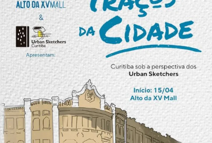 Curitiba sob um novo olhar: Alto da XV Mall recebe a exposição "Traços da Cidade"