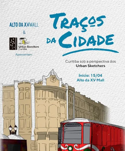 Curitiba sob um novo olhar: Alto da XV Mall recebe a exposição "Traços da Cidade"