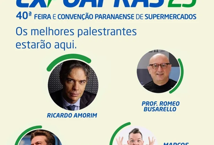 ExpoApras terá Ricardo Amorim, Romeo Busarello, Arthur Igreja e Marcos Piangers