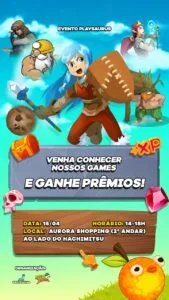 Espaço de games do Aurora Shopping recebe torneio da Playsaurus
